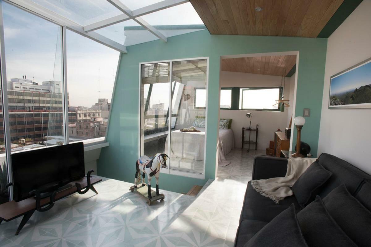 Апартаменты Duplex/Terraza Privada En Corazon Centro Historico Мехико Экстерьер фото